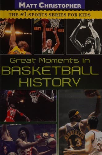 Cover of Great moments in basketball history
