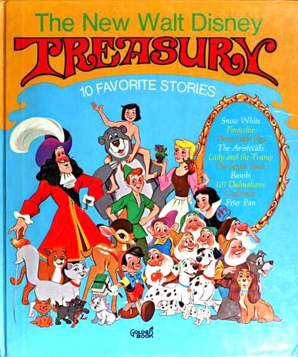 Cover of New Walt Disney Treasury (101 Dalmatians / Aristocats / Bambi / Cinderella / Jungle Book  / Lady and the Tramp / Peter Pan / Pinocchio / Snow White / Three Little Pigs)