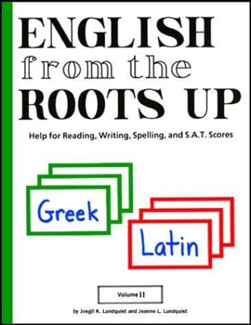 Cover of English from the roots up