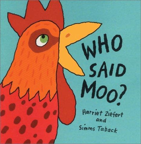 Cover of Who said moo?