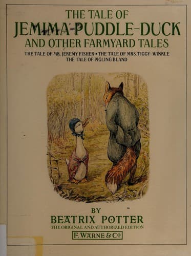 Cover of The tale of Jemima Puddle-Duck and other farmyard tales