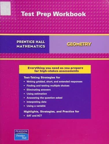 Cover of Test Prep Workbook
