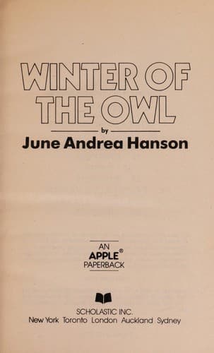 Cover of Winter of the Owl