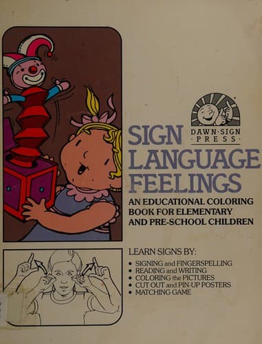 Cover of Sign language feelings