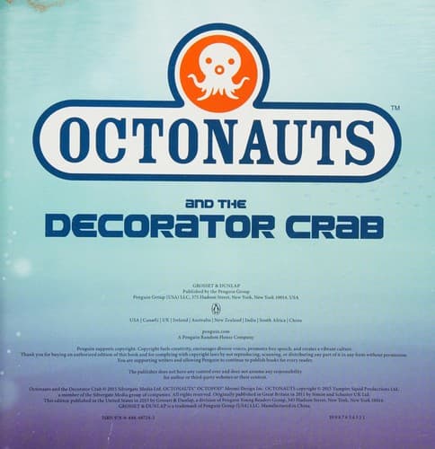 Cover of Octonauts and the decorator crab