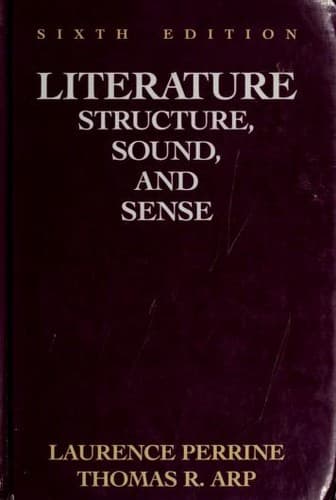 Cover of Literature--Structure, Sound, and Sense--Sixth Edition