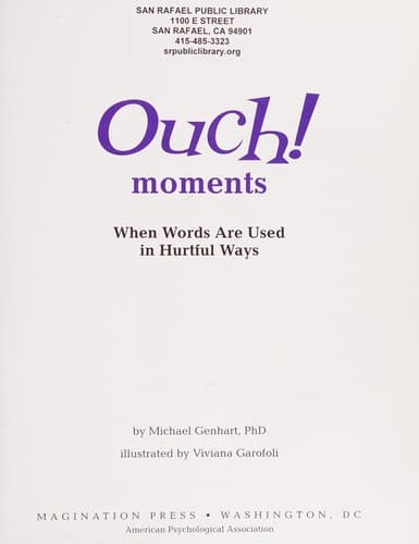 Cover of Ouch moments