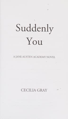 Cover of Suddenly You