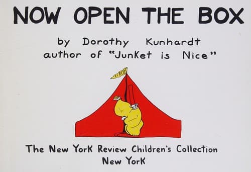 Cover of Now open the box