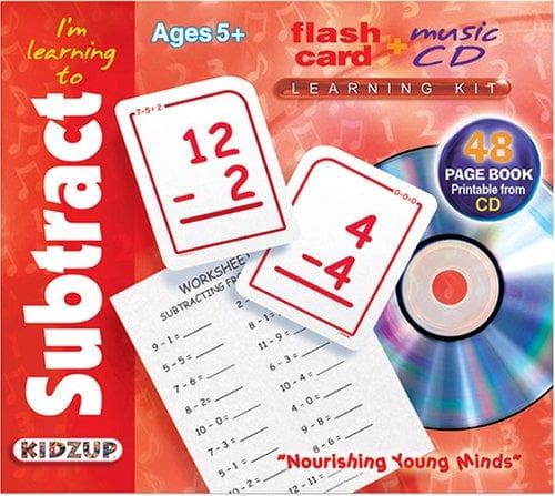 Cover of Im Learning to Subtract (Flash Card + Music CD Learning Kit)
