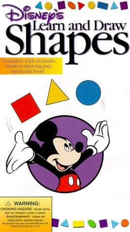 Cover of Disney's Learn and Draw Shapes (Disneys)