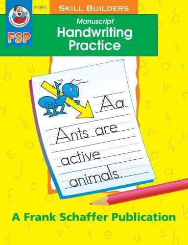 Cover of Manuscript Handwriting Practice Skill Builder (Handwriting Skill Builders)