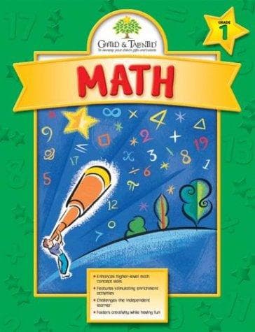 Cover of Gifted & Talented Math, Grade 1