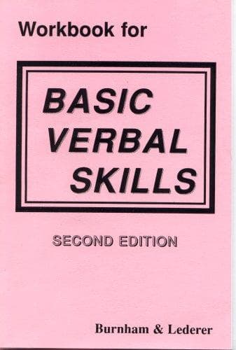 Cover of Basic Verbal Skills Workbook