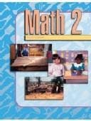Cover of Math 2 for Christian Schools