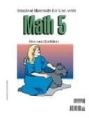 Cover of Student Materials for Use with Math 5 for Christian Schools