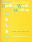 Cover of Instant Spelling Words for Writing