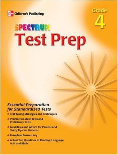 Cover of Spectrum Test Prep, Grade 4