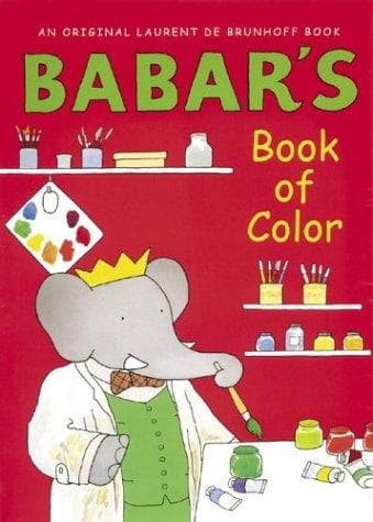 Cover of Babar's book of color