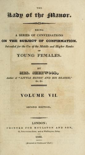 Cover of The lady of the manor
