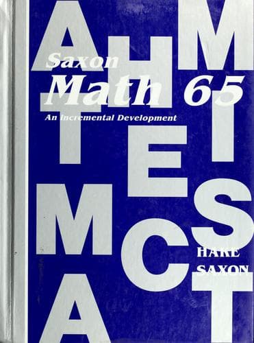 Cover of Math 6/5