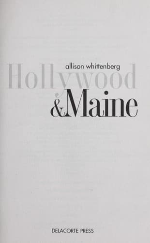 Cover of Hollywood and Maine