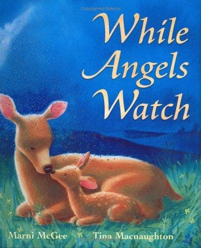 Cover of While angels watch