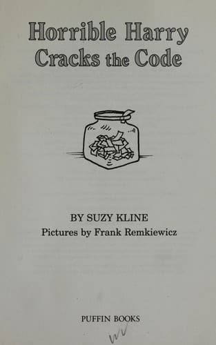 Cover of Horrible Harry cracks the code