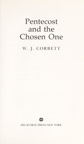 Cover of Pentecost and the chosen one