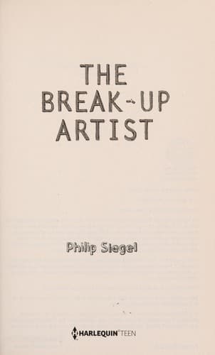 Cover of The break-up artist