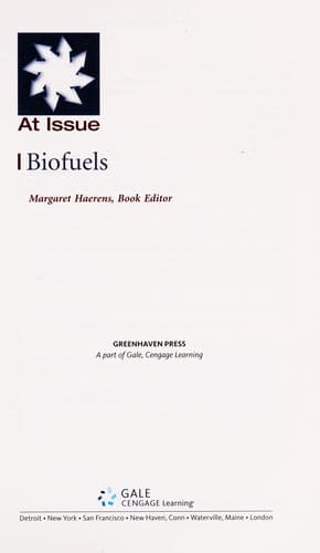 Cover of Biofuels