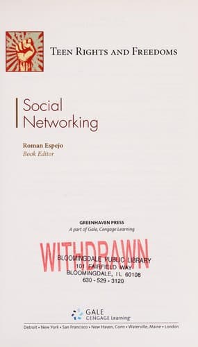 Cover of Social networking