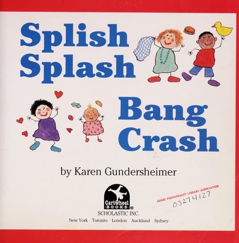 Cover of Splish splash bang crash!