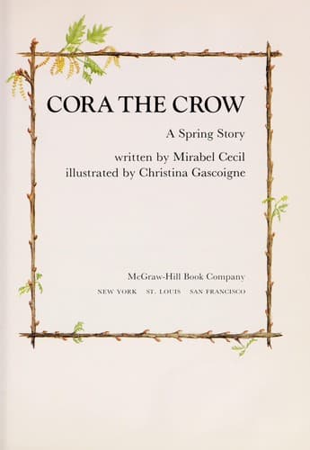 Cover of Cora the crow