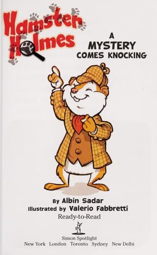 Cover of Hamster Holmes, a mystery comes knocking