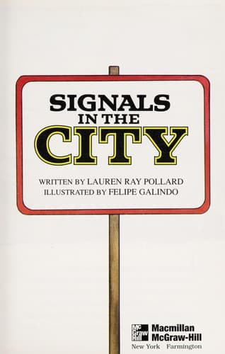 Cover of Signals in the city