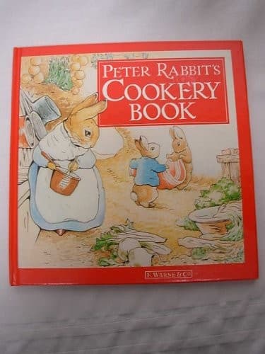 Cover of Peter Rabbit's cookery book